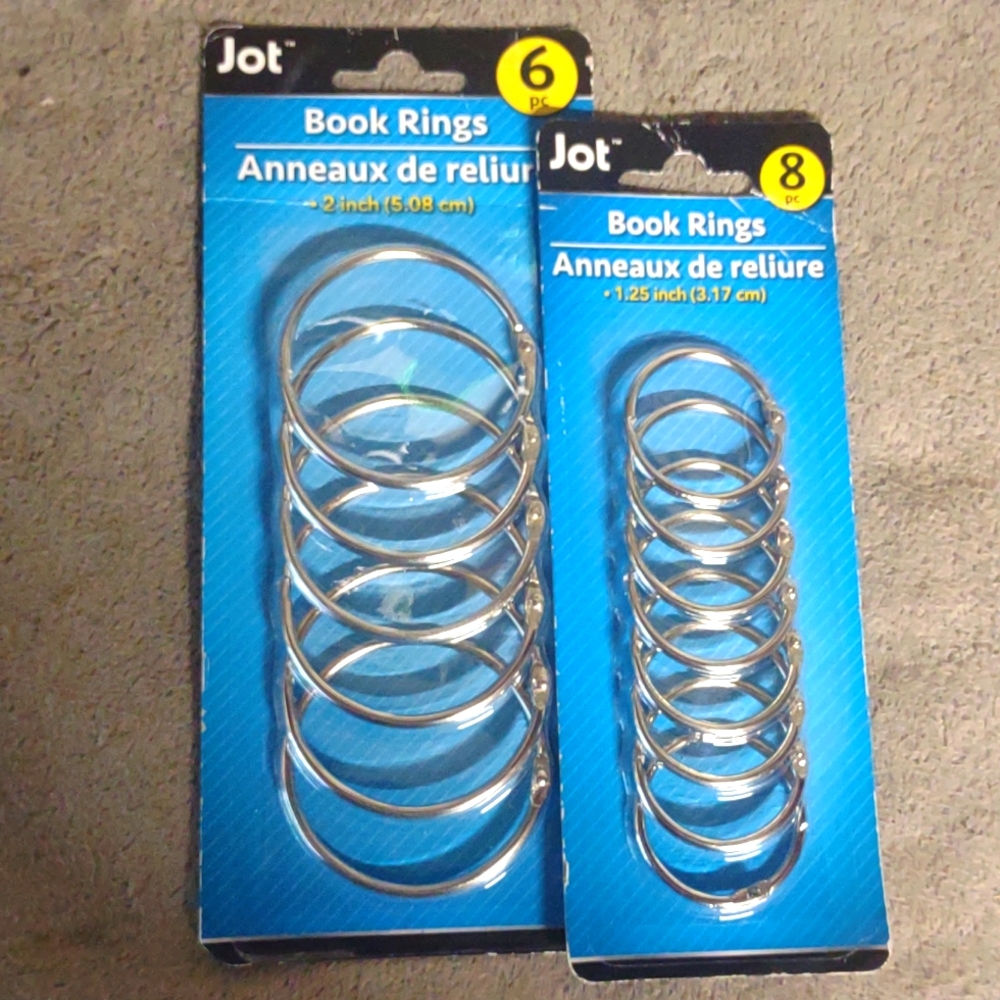 Book Rings/craft Rings 14 PC set - Picture 1 of 6